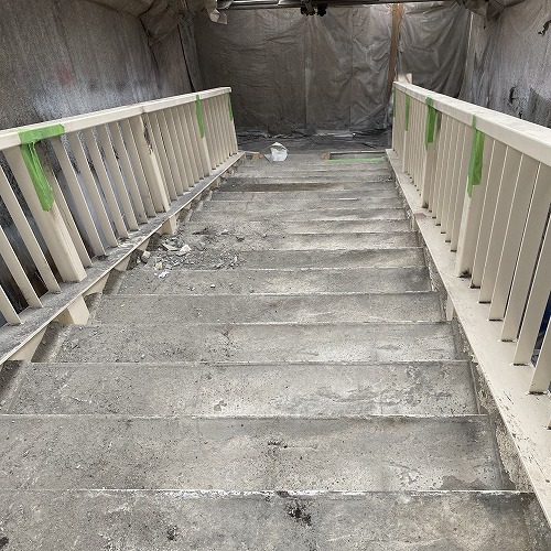 歩道橋改修工事